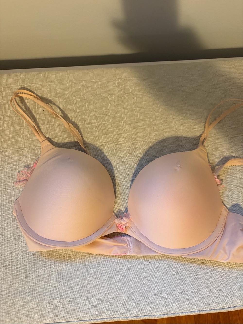 Victoria's Secret Padded 34C Bra with Lace Trim